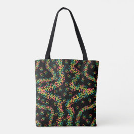 Bolso De Tela Rainbow Colored Seurat Style Pointillism Pattern 
