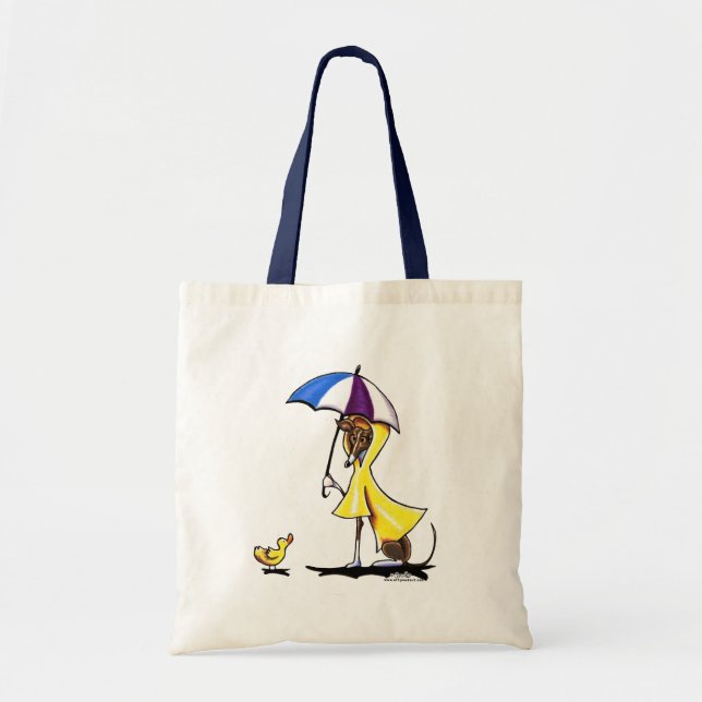 Bolso De Tela Rainbow de Italia Greyhound (Frente)