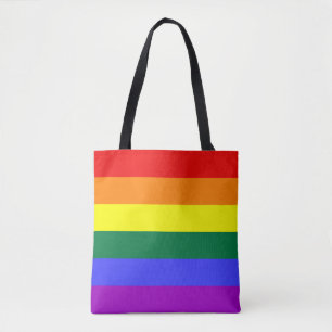 Bolso De Tela Rainbow Pride Flag