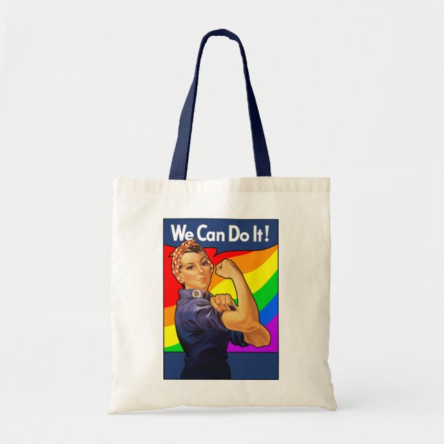 Bolso De Tela Rainbow Rosie (Frente)