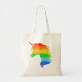 Bolso De Tela Rainbow Unicorn LGBTQ+