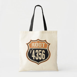 Bolso De Tela Raíz cuadrada 66
