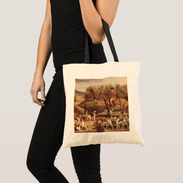 Bolso De Tela Ralph Lambton y sus Hounds de James Ward (Anverso (producto))