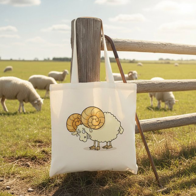 Bolso De Tela Ram Sheep Tote Bag (Subido por el creador)