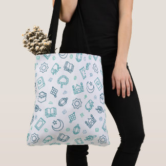 Bolso De Tela Ramadan Doodles Tote Bag