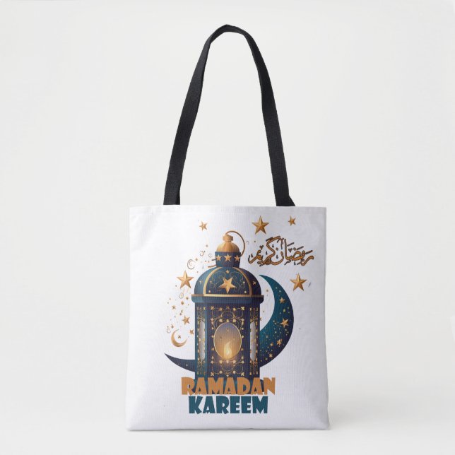 Bolso De Tela Ramadan Kareem Mubarak Lantern ramadan 2024 (Anverso)