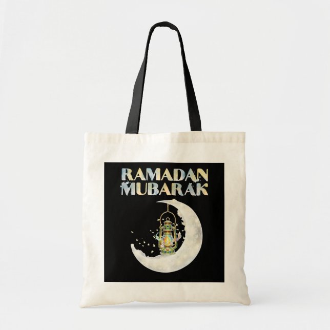 Bolso De Tela Ramadan Mubarak (Frente)