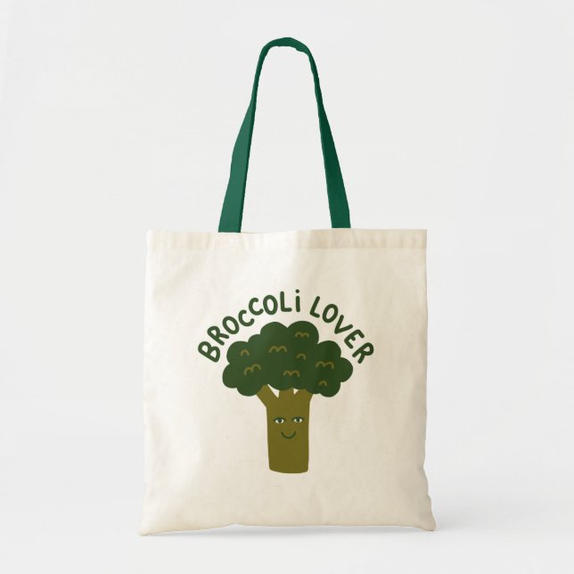 Bolso De Tela Ramante de los brócoli (Frente)