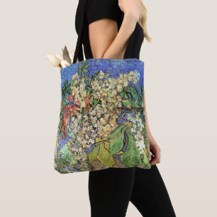 Bolso De Tela Ramas de castaño en flor de Vincent van Gogh