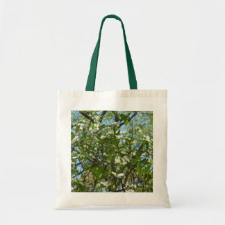 Bolso De Tela Ramas de Dogwood florecen árboles de primavera