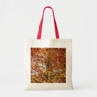Bolso De Tela Ramas de Naranja abandonan la naturaleza otoñal