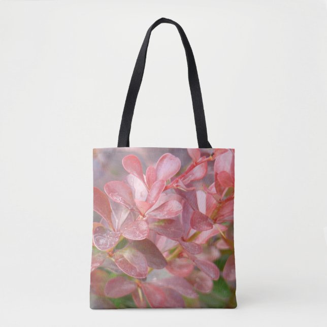 Bolso De Tela Ramas rosadas de bonito (Anverso)