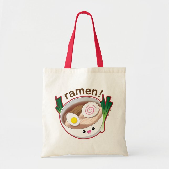 Bolso De Tela ¡Ramen! (Frente)