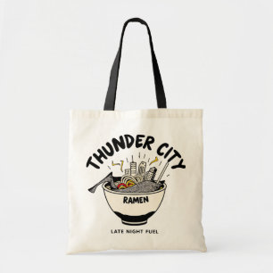 Bolso De Tela Ramen Ciudad del Trueno