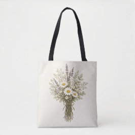 Bolso De Tela Ramo de flores silvestres vintage