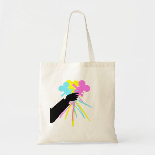 Bolso De Tela Ramo del amor del tecnicolor