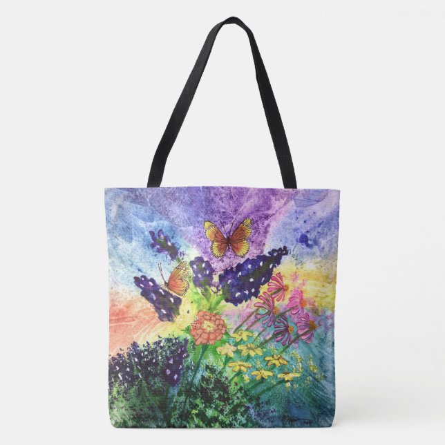 Bolso De Tela Ramo del Bluebonnet (Anverso)