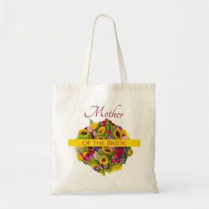 Bolso De Tela Ramo Floral Colorido Madre de la Novia
