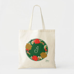 Bolso De Tela Ramo Floral Regalo Monogramado para Despedida de S