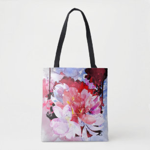 Bolso De Tela Ramo hermoso de flores