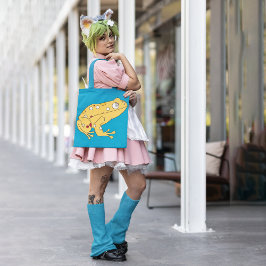 Bolso De Tela Rana amarilla