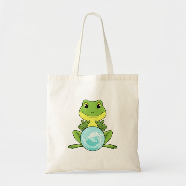 Bolso De Tela Rana con bola de cristal (Frente)