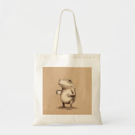 Bolso De Tela Rana con Café – Animal Antiguo Caprichoso