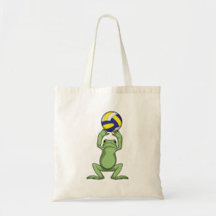 Bolso De Tela Rana con voleibol