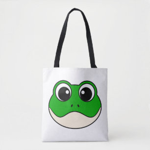 Bolso De Tela Rana Cute Sonriente