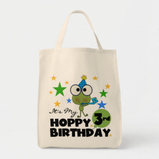 Bolso De Tela Rana de amapola 3 camisetas de cumpleaños y regalo