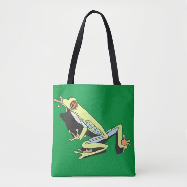 Bolso De Tela Rana de árbol de escalada (Anverso)