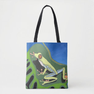 Bolso De Tela Rana de árbol de escalada