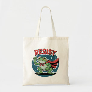 Bolso De Tela Rana de resistencia Portland Rana de protesta para