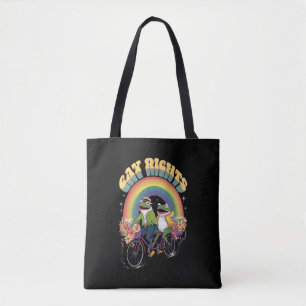 Bolso De Tela Rana Divertida Derechos Gay LGBT Mes del Orgullo A