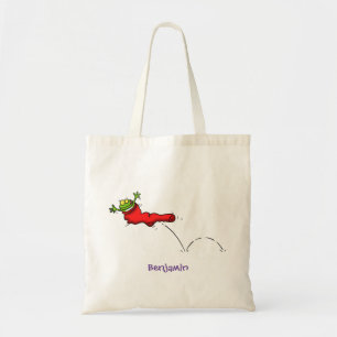 Bolso De Tela Rana dulce en un personalizado de salto de calcetí