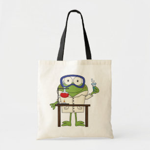 Bolso De Tela Rana en el laboratorio de ciencia