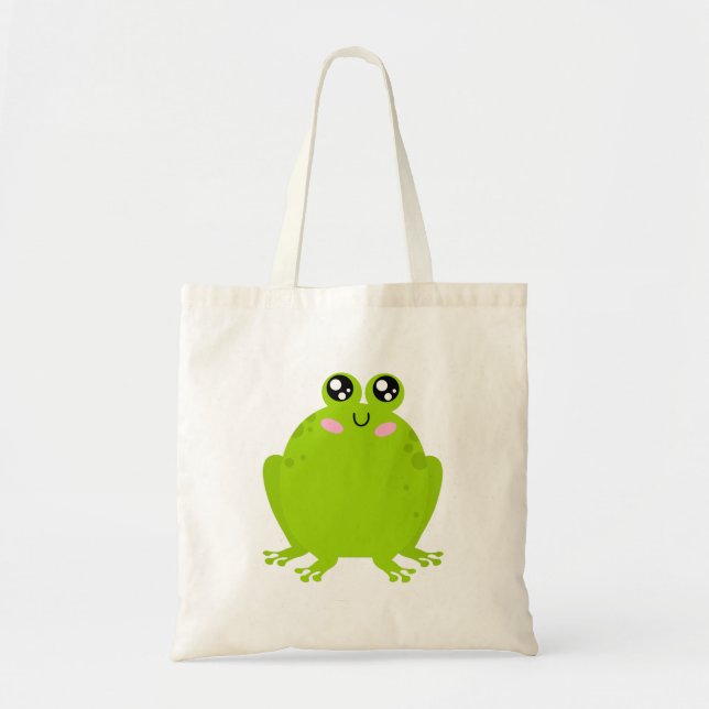 Bolso De Tela Rana graciosa (Frente)