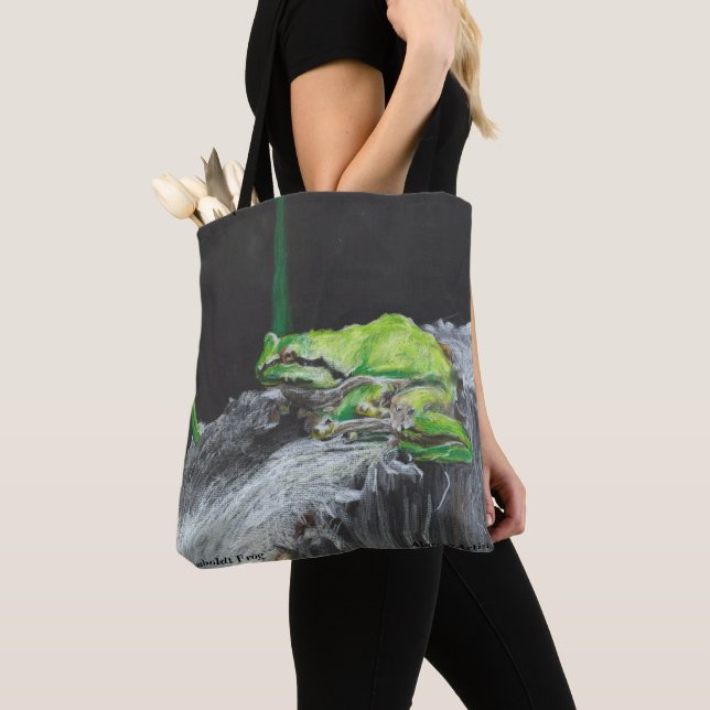 Bolso De Tela "Rana Humboldt" por AlarsenArtist Tote Bag (Detalle)