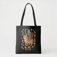 Rana medieval en gato naranja Goblincore cosas rar