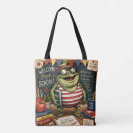 Bolso De Tela Rana PNG Vuelta al Cole, Decoración de Aula para M