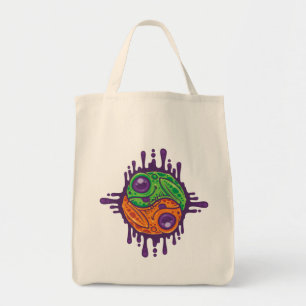Bolso De Tela Rana Trippy Drippy Yin Yang