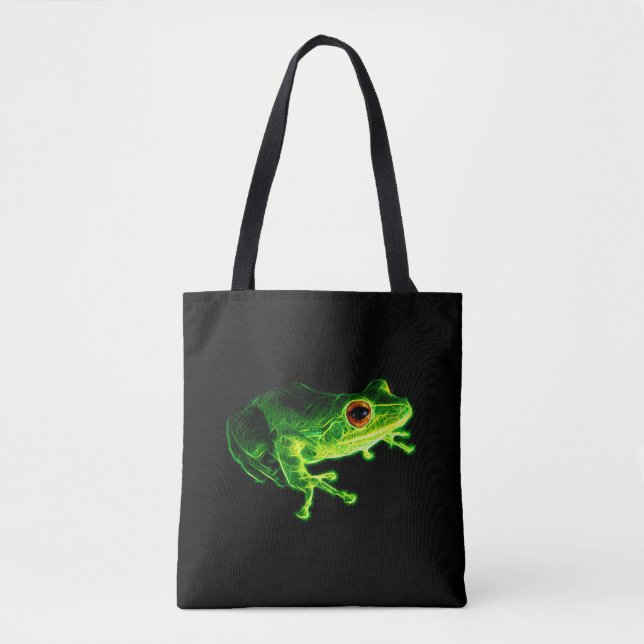 Bolso De Tela Rana verde (Anverso)