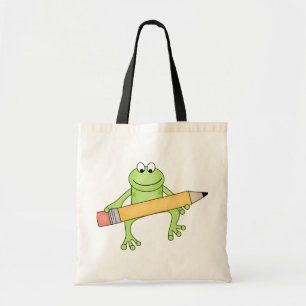 Bolso De Tela Rana verde con las camisetas y los regalos del