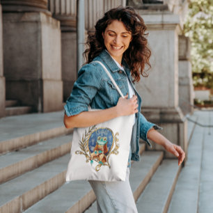 Bolso De Tela Rana victoriana elegante