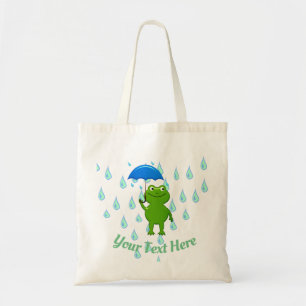 Bolso De Tela Rana y lluvia kawaii