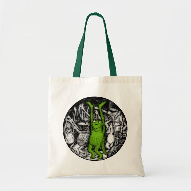 Bolso De Tela Ranas alentadoras (Frente)