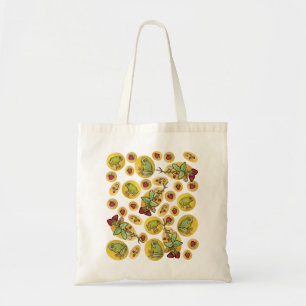 Bolso De Tela Ranas y fresas