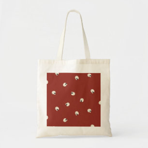 Bolso De Tela Random Cute Kawaii Skull Dots red