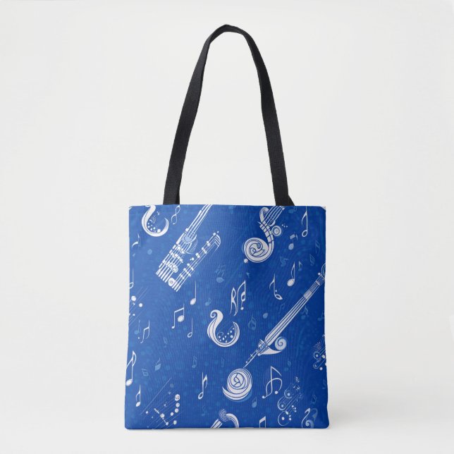 Bolso De Tela Rapsodia en Tote azul (Anverso)