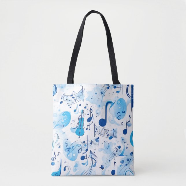 Bolso De Tela Rapsodia en Tote azul (Anverso)